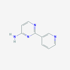 molecular formula C9H8N4 B1303270 2-(3-pyridinyl)-4-pyrimidinamine CAS No. 61310-31-4