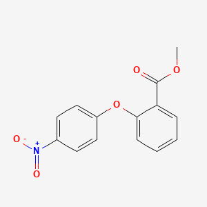 molecular formula C14H11NO5 B1303284 2-(4-硝基苯氧基)苯甲酸甲酯 CAS No. 212189-50-9