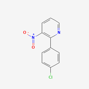 molecular formula C11H7ClN2O2 B1303292 2-(4-Chlorophenyl)-3-nitropyridine CAS No. 886361-74-6