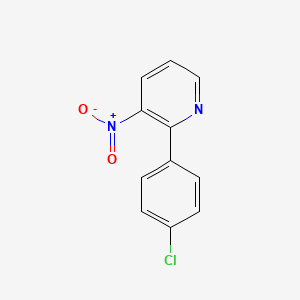 2-(4-Chlorophenyl)-3-nitropyridine