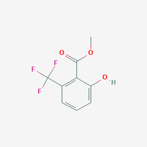 molecular formula C9H7F3O3 B13032977 Methyl 2-hydroxy-6-(trifluoromethyl)benzoate 