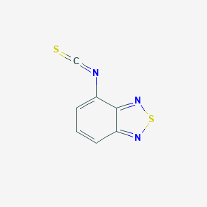 molecular formula C7H3N3S2 B013033 2,1,3-Benzothiadiazol-4-yl isothiocyanate CAS No. 109029-21-2
