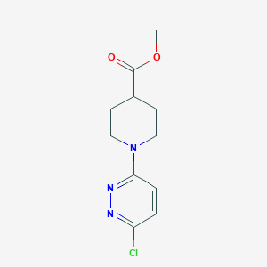 molecular formula C11H14ClN3O2 B1303303 Methyl 1-(6-chloropyridazin-3-yl)piperidine-4-carboxylate CAS No. 339276-34-5