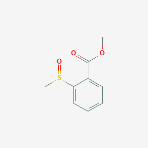 molecular formula C9H10O3S B1303308 Methyl 2-(methylsulfinyl)benzenecarboxylate CAS No. 4850-73-1
