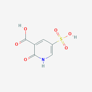 molecular formula C6H5NO6S B1303324 2-Hydroxy-5-sulfonicotinic acid CAS No. 334708-05-3