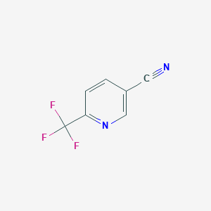 molecular formula C7H3F3N2 B1303340 6-(Trifluoromethyl)nicotinonitrile CAS No. 216431-85-5