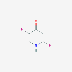 molecular formula C5H3F2NO B13033531 2,5-Difluoropyridin-4-ol 