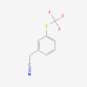 3-(Trifluoromethylthio)Phenylacetonitrile
