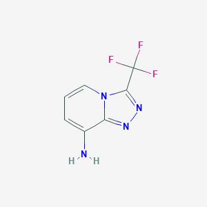3-(Trifluoromethyl)-[1,2,4]triazolo[4,3-a]pyridin-8-amine