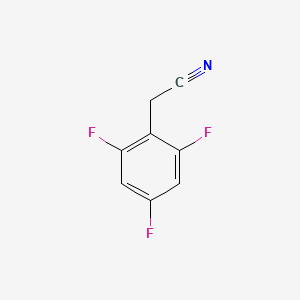 molecular formula C8H4F3N B1303389 2,4,6-Trifluorophenylacetonitrile CAS No. 220227-80-5
