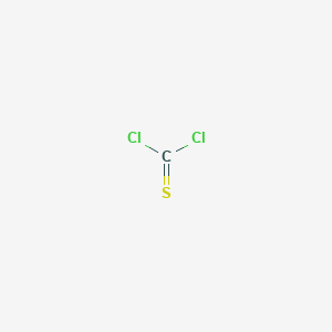 molecular formula CSCl2<br>CCl2S B130339 Thiophosgene CAS No. 463-71-8