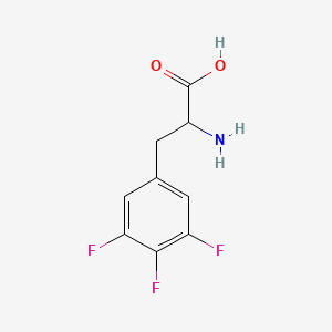 molecular formula C9H8F3NO2 B1303390 2-amino-3-(3,4,5-trifluorophenyl)propanoic Acid CAS No. 261952-26-5