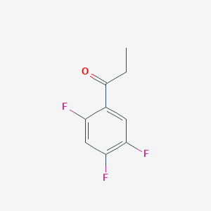 molecular formula C9H7F3O B1303397 1-(2,4,5-Trifluorophenyl)propan-1-one CAS No. 220228-07-9