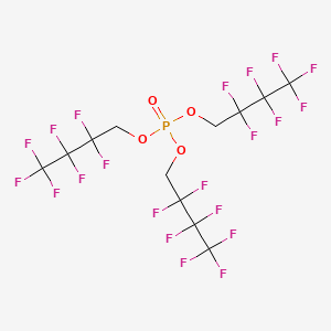 molecular formula C12H6F21O4P B1303402 Tris(1H,1H-heptafluorobutyl)phosphate CAS No. 563-09-7