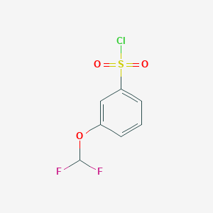molecular formula C7H5ClF2O3S B1303412 3-(Difluoromethoxy)benzenesulfonyl chloride CAS No. 351003-38-8