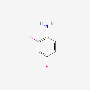 molecular formula C6H5FIN B1303420 4-氟-2-碘苯胺 CAS No. 61272-76-2