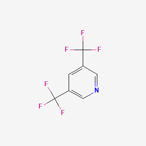 molecular formula C7H3F6N B1303424 3,5-Bis(trifluoromethyl)pyridine CAS No. 20857-47-0