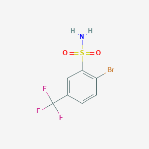 molecular formula C7H5BrF3NO2S B1303430 2-Bromo-5-(trifluoromethyl)benzenesulfonamide CAS No. 351003-61-7