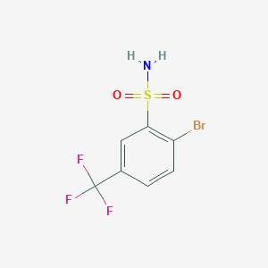 2-Bromo-5-(trifluoromethyl)benzenesulfonamide