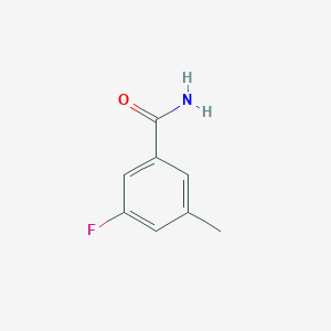 molecular formula C8H8FNO B1303434 3-Fluoro-5-methylbenzamide CAS No. 518070-23-0