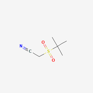 molecular formula C6H11NO2S B1303440 2-(tert-Butylsulfonyl)acetonitrile CAS No. 81536-18-7