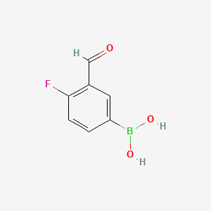 4-Fluoro-3-formylphenylboronic acid