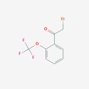 molecular formula C9H6BrF3O2 B1303451 2-(Trifluoromethoxy)phenacyl bromide CAS No. 530141-40-3