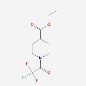 molecular formula C10H14ClF2NO3 B1303460 Ethyl 1-(2-chloro-2,2-difluoroacetyl)piperidine-4-carboxylate CAS No. 454473-81-5