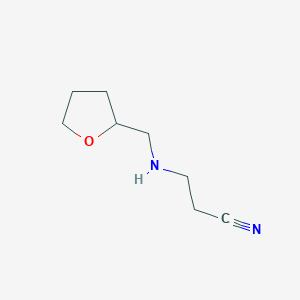 3-[(Tetrahydrofuran-2-ylmethyl)amino]propanenitrile