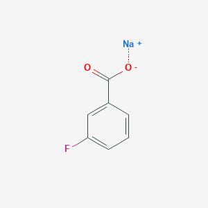 molecular formula C7H5FNaO2 B1303464 Sodium 3-fluorobenzoate CAS No. 499-57-0