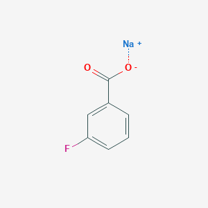 molecular formula C7H4FNaO2 B1303464 Sodium 3-fluorobenzoate CAS No. 499-57-0