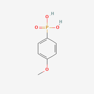 molecular formula C7H9O4P B1303477 4-Methoxyphenylphosphonic acid CAS No. 21778-19-8