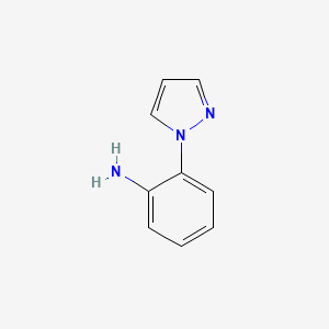 molecular formula C9H9N3 B1303486 2-(1H-pyrazol-1-yl)aniline CAS No. 54705-91-8