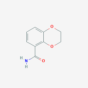 molecular formula C9H9NO3 B1303492 2,3-二氢-1,4-苯并二氧杂环戊烷-5-羧酰胺 CAS No. 349550-81-8