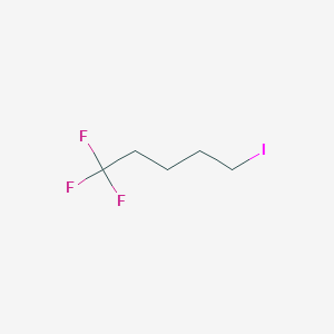 molecular formula C5H8F3I B1303552 5-Iodo-1,1,1-trifluoropentane CAS No. 352-60-3