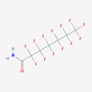 molecular formula C7H2F13NO B1303554 Perfluoroheptanamide CAS No. 2358-22-7