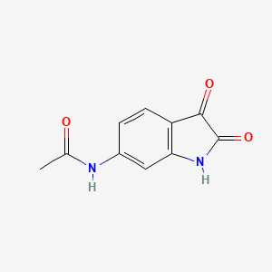 molecular formula C10H8N2O3 B13035540 N-(2,3-Dioxoindolin-6-yl)acetamide 