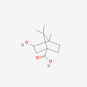 molecular formula C11H18O3 B1303582 3-Hydroxy-4,7,7-trimethylbicyclo[2.2.1]heptane-1-carboxylic acid CAS No. 93257-31-9