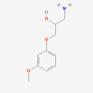 molecular formula C10H15NO3 B1303589 1-Amino-3-(3-methoxyphenoxy)propan-2-ol CAS No. 63273-69-8