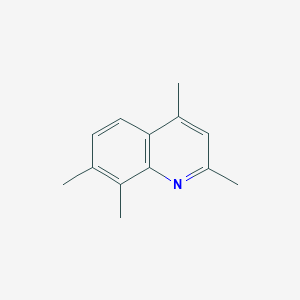 molecular formula C13H15N B013036 2,4,7,8-Tetramethylquinoline CAS No. 102872-15-1