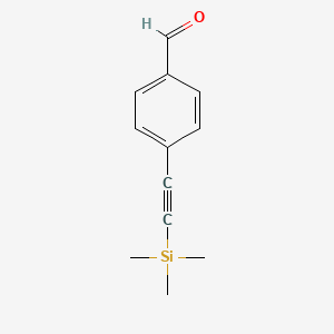 molecular formula C12H14OSi B1303621 4-[(Trimethylsilyl)ethynyl]benzaldehyde CAS No. 77123-57-0