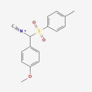 molecular formula C16H15NO3S B1303623 a-Tosyl-(4-methoxybenzyl) isocyanide CAS No. 263389-54-4