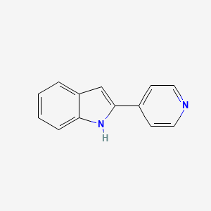 molecular formula C13H10N2 B1303625 2-(pyridin-4-yl)-1H-indole CAS No. 21182-07-0