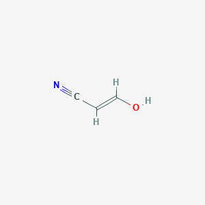 molecular formula C3H3NO B13036262 3-Hydroxyacrylonitrile 