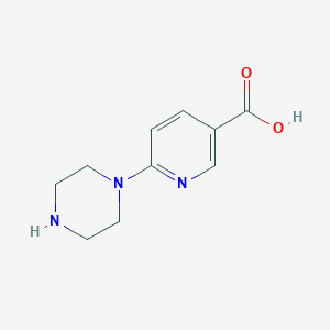 molecular formula C10H13N3O2 B1303632 6-Piperazin-1-ylnicotinic acid CAS No. 278803-18-2