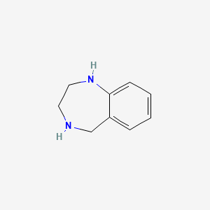 molecular formula C9H12N2 B1303633 2,3,4,5-Tetrahydro-1H-benzo[e][1,4]diazepine CAS No. 5946-39-4
