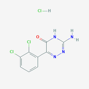 molecular formula C9H7Cl3N4O B13036364 Lamotrigineepimpuritya 