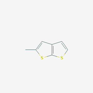 molecular formula C7H6S2 B13036377 2-Methylthieno[2,3-b]thiophene 