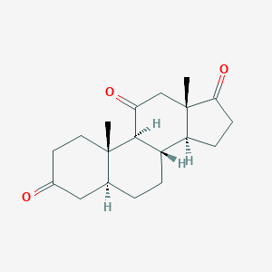molecular formula C19H26O3 B130364 5alpha-Androstane-3,11,17-trione CAS No. 1482-70-8