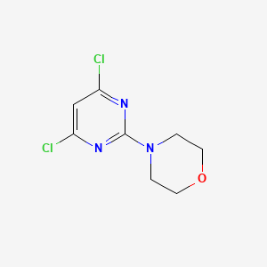 molecular formula C8H9Cl2N3O B1303653 4-(4,6-Dichloropyrimidin-2-yl)morpholine CAS No. 10397-13-4